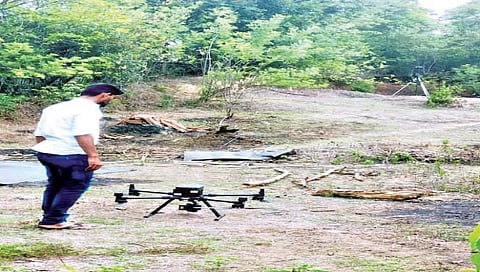 कुडाळ : घोडगे-सोनवडे घाटमार्गाचा ड्रोन कॅमेर्‍याद्वारे सर्व्हे