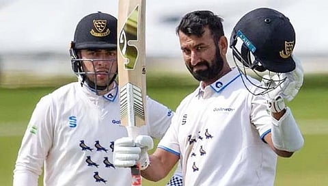 Cheteshwar Pujara : पुजाराच्या बॅटचा कहर! सलग चौथ्या सामन्यात शतक