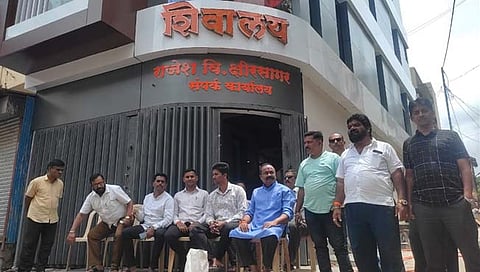 कोल्हापूर : शिवसेनेचे सर्व पदाधिकारी राजेश क्षीरसागर यांच्या पाठीशी