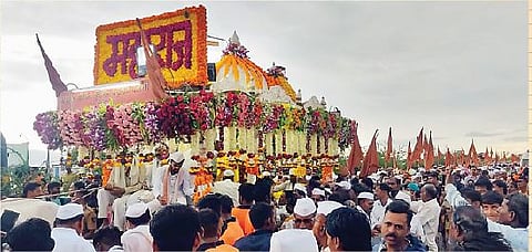 वरवंडकरांकडून जंगी स्वागत; तुकोबांच्या पालखी सोहळ्यात साडेचार लाख वारकर्‍यांचा मेळा