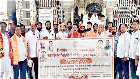 सिध्देश्‍वरांच्या महाआरतीने शिवसेना वर्धापन दिन