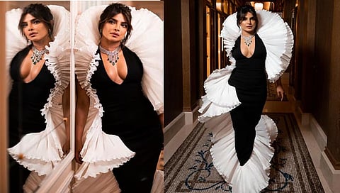 Priyanka chopra’s styling : प्रियांका चाेप्रा म्हंटल्यावर चर्चा होणारच… 