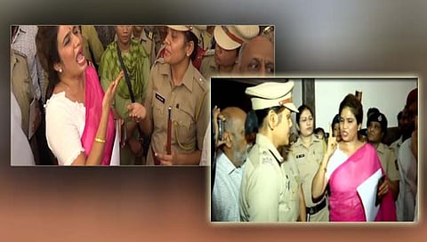 नागपूर : वारांगनाचे प्रश्न सरकार दरबारी मांडणार्‍या ज्वाला धोटेंना पोलिसांनी रोखले