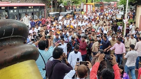 ठाण्यात एकनाथ शिंदे समर्थकांचे पुन्हा शक्तिप्रदर्शन