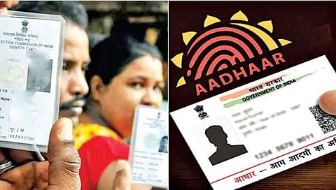 नाशिक : पन्नास हजार मतदारांचे ‘आधार’ला मतदार कार्ड लिंक