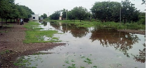 काठापूर परिसरात अतिवृष्टी पिकांच्या नुकसानीमुळे शेतकरी हतबल
