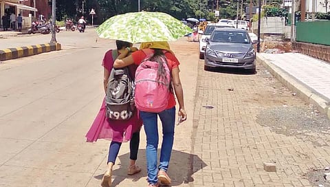 बेळगाव : ऐन पावसाळ्यात कडक उन्हाचे चटके