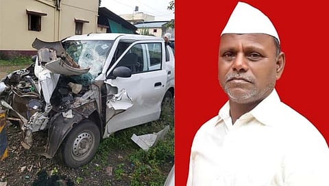 पुणे- बंगळूर महामार्गावर कार-ट्रकची धडक; देवदर्शनाला निघालेले दाम्पत्य ठार