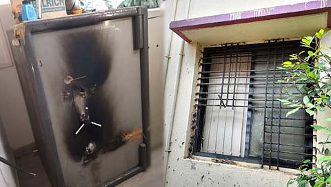 बॅकेत चोरीचा प्रयत्न