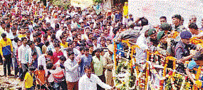 जवान शंकर यलीगार यांच्यावर शासकीय इतमामांत अंत्यसंस्कार