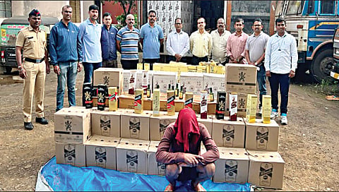नाशिक : इगतपुरीत 75 लाखांचा अवैध मद्यसाठा जप्त