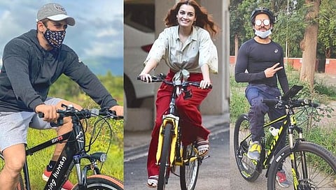 Bicycle Lover Celebs 