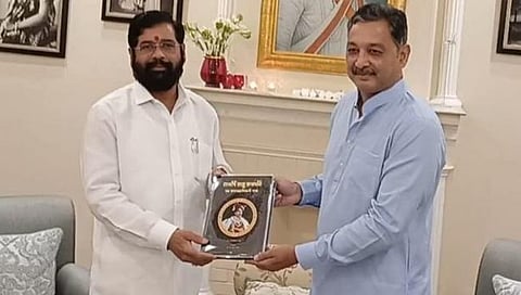 CM Eknath Shinde : मुख्यमंत्री शिंदे यांनी घेतली छत्रपती संभाजीराजेंची भेट