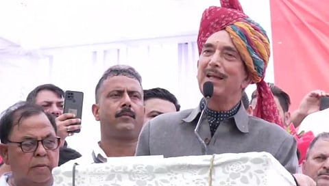 गुलाम नबी आझाद यांची माेठी घोषणा : नवीन पक्षाचे नाव ठरविणार जम्‍मू-काश्‍मीरमधील जनता