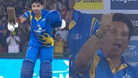 Sachin Tendulkar : नमन ओझाच्या शतकावर सचिन तेंडुलकरची ‘गोल्डन’ रिॲक़्शन! (Video)