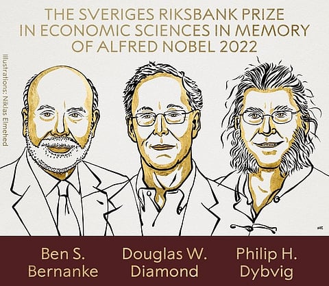 Nobel Prize in Economics : बेन बर्नान्के, डग्लस डायमंड, फिलिप डायबविग यांना अर्थशास्त्रातील नोबेल पुरस्‍कार जाहीर