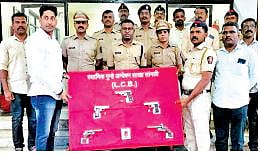 सांगली, डफळापुरात 5 पिस्तूल जप्त; दोघांना अटक