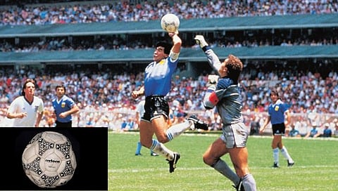 Diego Maradona's Hand of God 