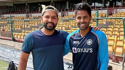 Rohit on Suryakumar