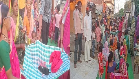 कुत्रीच्या पिल्‍लाचा नामकरण सोहळा  
