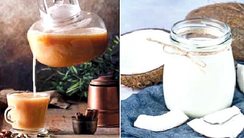 Coconut milk tea 