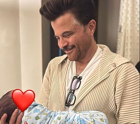 anil kapoor with grandson 