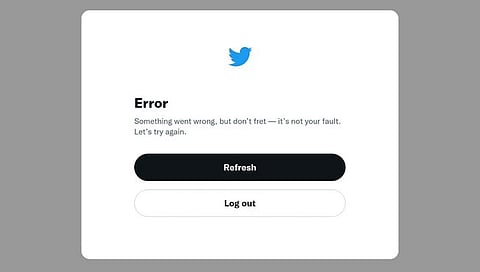 Twitter Down :  वेब ट्विटर लॉग इन करताना एरर…
