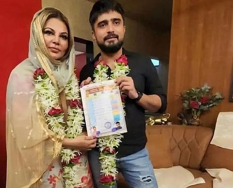 Rakhi Sawant & Adil Khan Durrani
