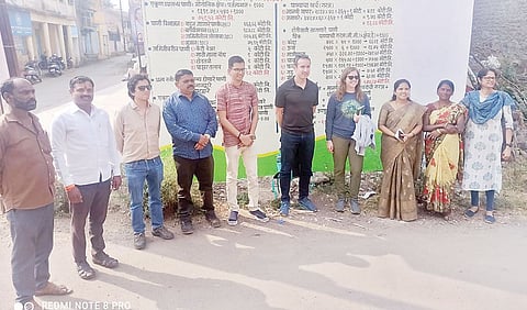 लोणी-धामणी : परदेशी पाहुण्यांना पडली धामणीची भुरळ; गावकर्‍यांच्या कामाची केली स्तुती