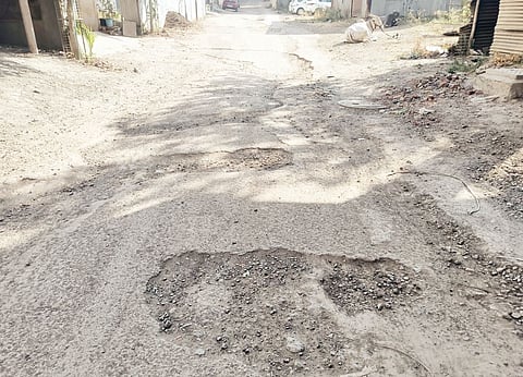 रस्त्यावरून चालताही येईना; शिवशंभोनगर परिसरातील स्थिती