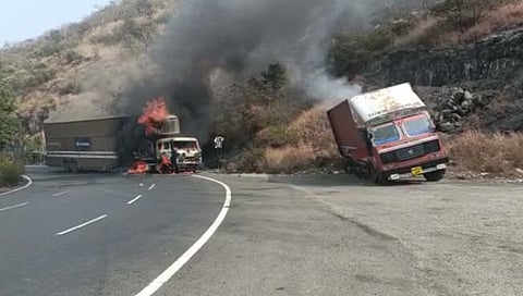 Burning container 