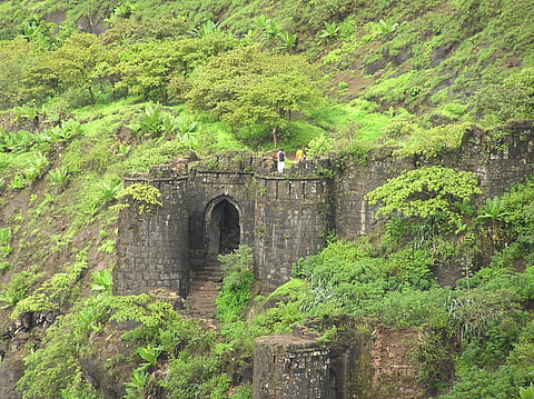‘Weekend’ ला सिंहगडावर वीस हजारांहून अधिक पर्यटक