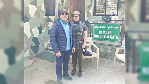 चंद्रपूर : ताडोबातील जंगल, वन्यप्राण्यांचे उत्तमरित्या संरक्षण व व्यवस्थापन; सचिन तेंडुलकरकडून वनाधिकाऱ्यांचे कौतुक