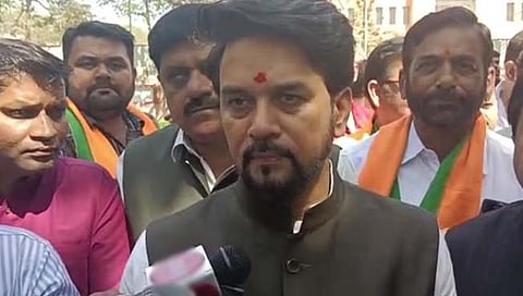 केंद्रीय मंत्री अनुराग ठाकूर  