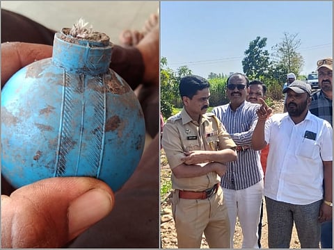 पुणे : टणू गावातील बॉम्बसदृश्य वस्तू स्फोट घडवून करण्यात आली निकामी