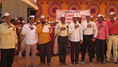 कोल्हापूर: ‘पेन्शन देईल, त्यालाच मत देणार’; शाहूवाडीत कर्मचाऱ्यांनी घेतली शपथ