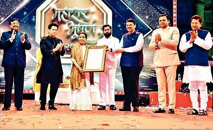 ‘महाराष्ट्र भूषण’ माझ्यासाठी ‘भारतरत्न’ : आशा भोसले