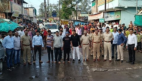 नाशिक : फुलेनगर गोळीबार प्रकरणातील संशयितांची धिंड