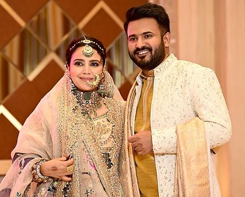 swara bhasker with husband 