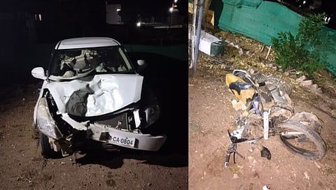 सातारा-सांगली मार्गावरील अपघातात तरुण ठार;  गोरेगाव येथील घटना