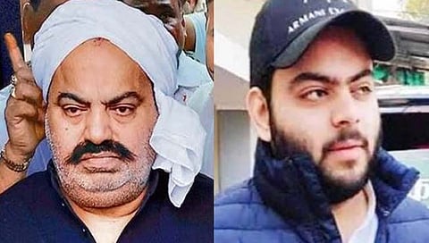 उत्तर प्रदेशमधील माफिया अतीक अहमद आणि त्‍याचा मुलगा असद.