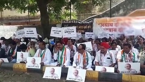 काँग्रेसकडून जवाब दो आंदोलन 