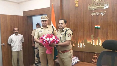 जिल्हा पोलिस प्रमुख महेंद्र पंडीत यांनी पदभार स्वीकारला