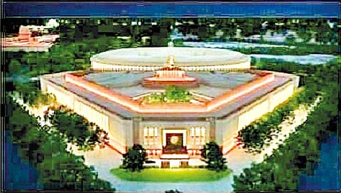 नव्या संसद भवनावर उद्या ध्वजारोहण