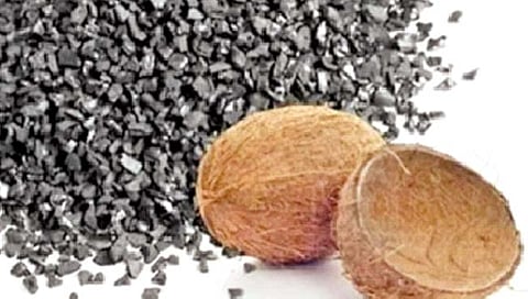 नारळाच्या करवंटीपासून सक्रिय कार्बनची निर्मिती