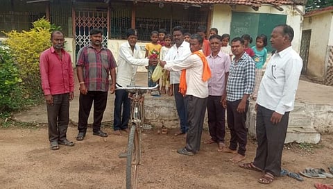 चंद्रपूर : सहा तास सायकल चालवत केला ७३ वा वाढदिवस साजरा