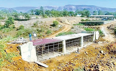 भामा आसखेड : देशमुखवाडी ओढ्यावर पुलाचे काम अंतिम टप्प्यात