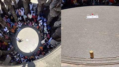 कोपेश्वर मंदिरात शून्य सावलीचा आविष्कार  
