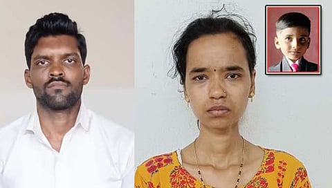 ज्योती लोंढे-रुपेश घाडगे, मुलगा शौर्य लोंढे 
