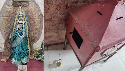कमलेश्वरी माता मंदिरात चोरी  